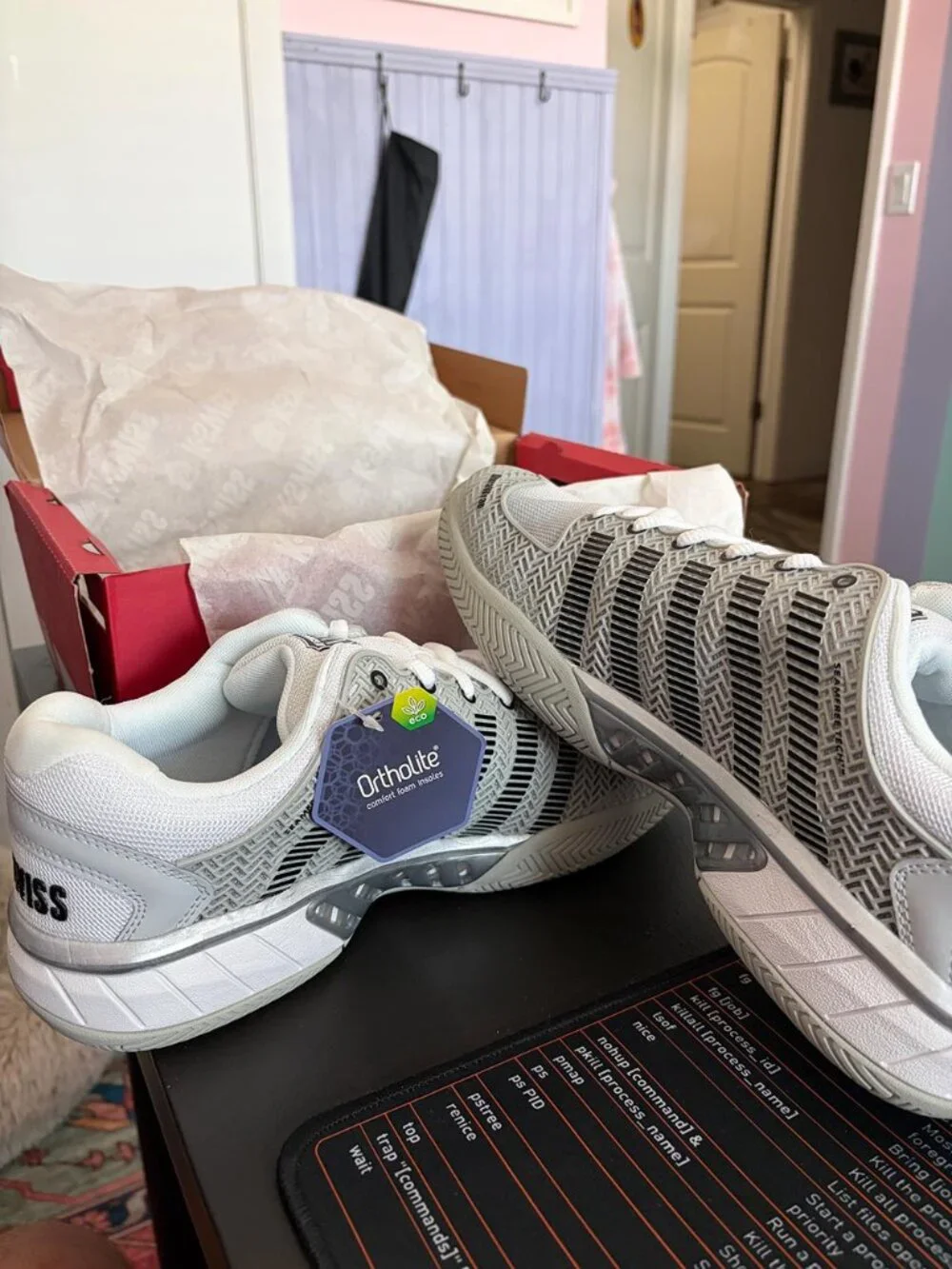 Men's Hypercourt Express Glacier Grey/White/Silver